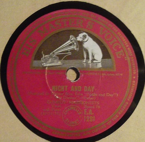 Comedian Harmonists : Night And Day / Marie, Marie (Shellac, 10")