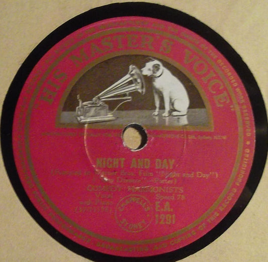 Comedian Harmonists : Night And Day / Marie, Marie (Shellac, 10")