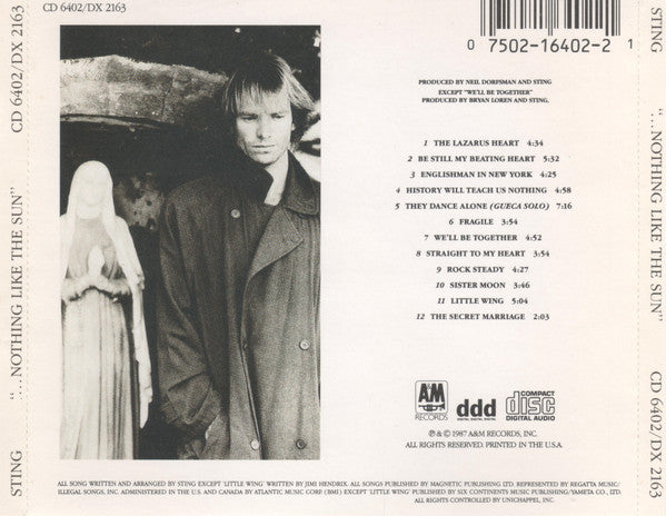 Sting : ...Nothing Like The Sun (CD, Album)