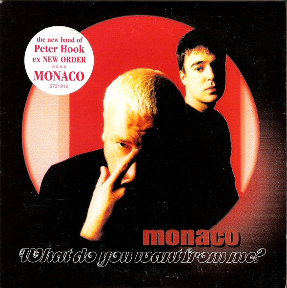 Monaco : What Do You Want From Me? (CD, Single, Car)