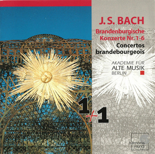 J. S. Bach* ‎– Akademie Für Alte Musik Berlin : Brandenburgische Konzerte Nr. 1-6 = Concertos Brandebourgeois (2xCD, Album, RE)