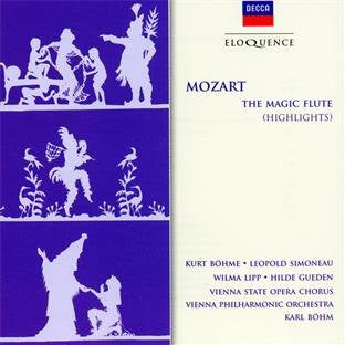 Wiener Staatsopernchor & Wiener Philharmoniker conducted by Karl Böhm, Wolfgang Amadeus Mozart : The Magic Flute (Highlights) (CD, RE)