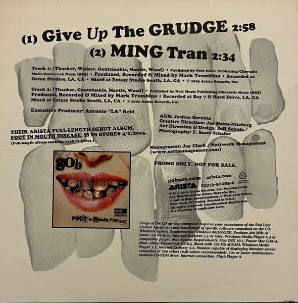 Gob (3) : Foot In Mouth Disease - Album Sampler (CD, Copy Prot., Promo, Smplr)