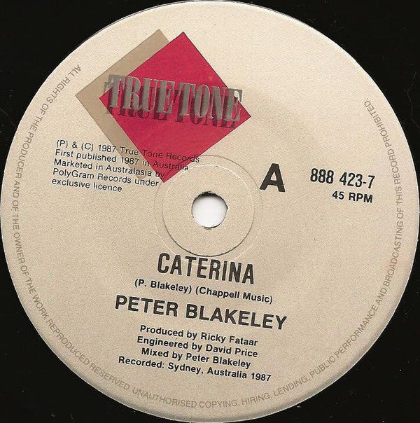 Peter Blakeley : Caterina (7", Single)