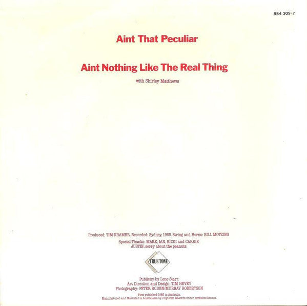 Peter Blakeley : Ain't That Peculiar (7", Single)