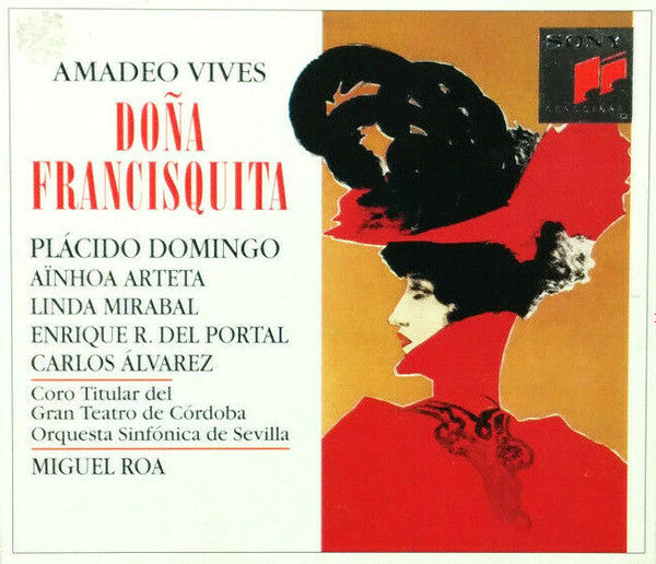 Amadeo Vives - Placido Domingo  , Ainhoa Arteta  , Linda Mirabal  , Enrique Del Portal  , Carlos Álvarez (2)  , Coro De Gran Teatro De Córdoba  , Orquesta Sinfónica De Sevilla  , Miguel Roa : Doña Francisquita  (2xCD, Album + Box, Sli)