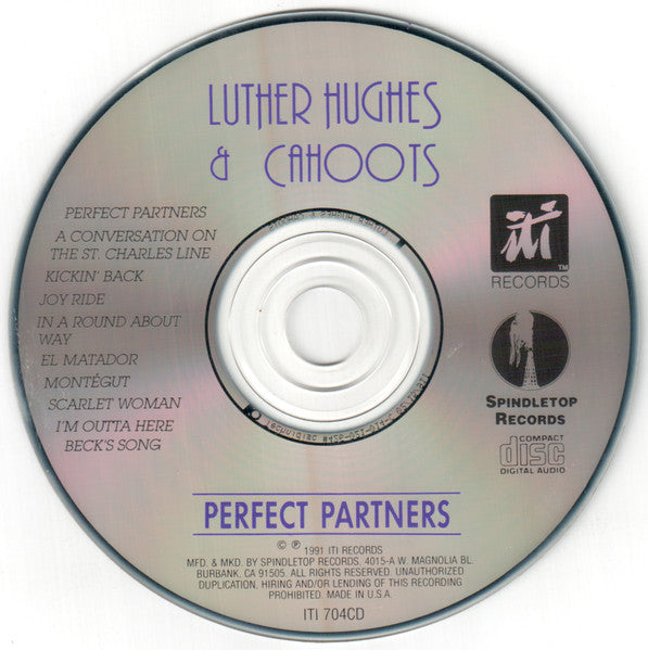Luther Hughes & Cahoots (3) : Perfect Partners (CD, Album)