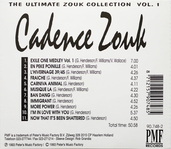 Gordon Henderson : Cadence Zouk (CD, Comp)