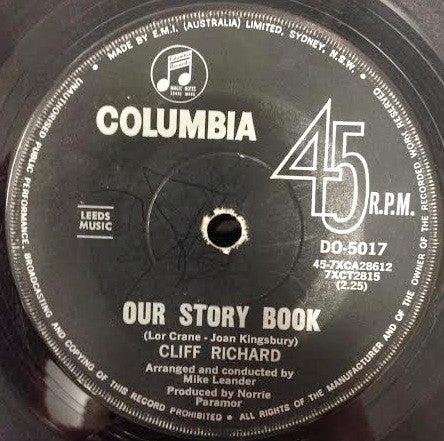 Cliff Richard : The Day I Met Marie (7")