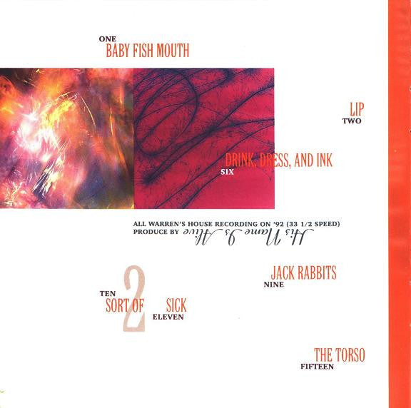 His Name Is Alive : Mouth By Mouth (CD, Album)