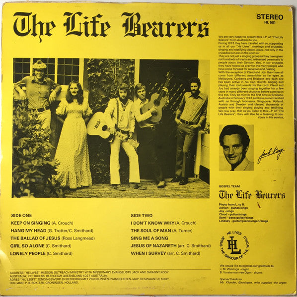 The Life Bearers : The Life Bearers (LP, Album)