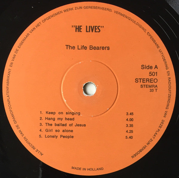 The Life Bearers : The Life Bearers (LP, Album)
