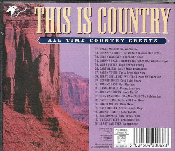 Various : This Is Country - All Time Country Greats (CD, Comp)