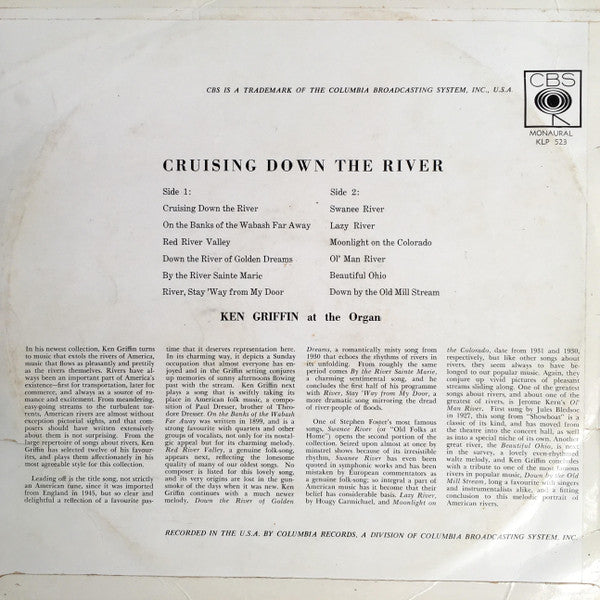 Ken Griffin (2) : Cruising Down The River (LP, Mono)
