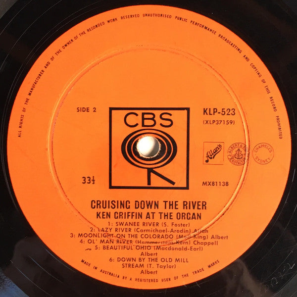 Ken Griffin (2) : Cruising Down The River (LP, Mono)