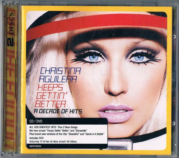 Christina Aguilera : Keeps Gettin' Better: A Decade Of Hits (CD, Comp + DVD-V + Dlx)