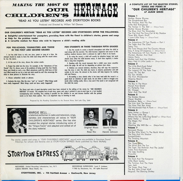 Margie Bell : Our Children's Heritage, Volume 1 (LP)