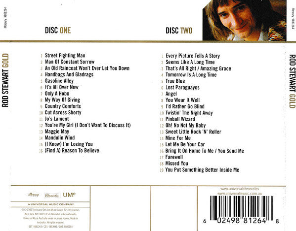 Rod Stewart : Gold (2xCD, Comp, RM)