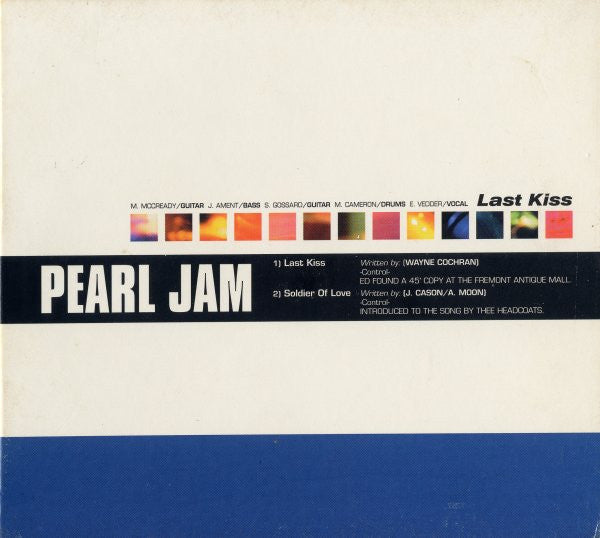 Pearl Jam : Last Kiss (CD, Single, Dig)