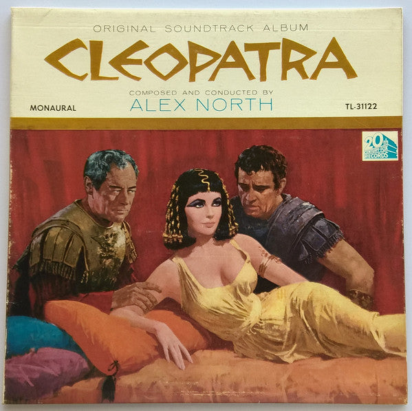 Alex North : Cleopatra (Original Soundtrack Album) (LP, Album, Mono, Gat)