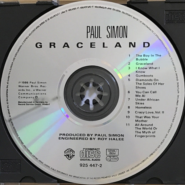 Paul Simon : Graceland (CD, Album)