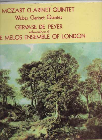 Mozart*, Weber*, Gervase de Peyer, Melos Ensemble Of London : Clarinet Quintet (LP, Dog)
