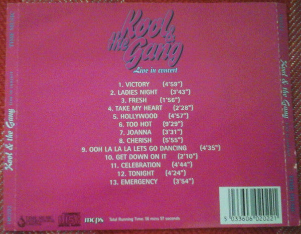 Kool & The Gang : Live In Concert (CD, Comp)