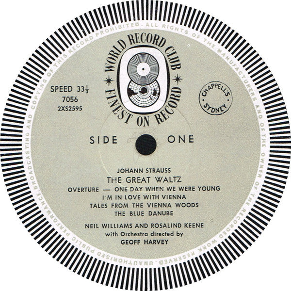 Neil Williams And Rosalind Keene : Rio Rita / The Great Waltz (LP, Album, Mono, Club)
