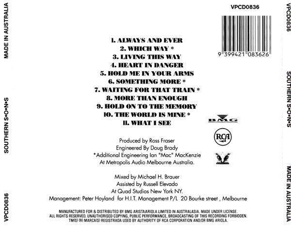 Southern Sons (2) : Southern Sons (CD, Album)