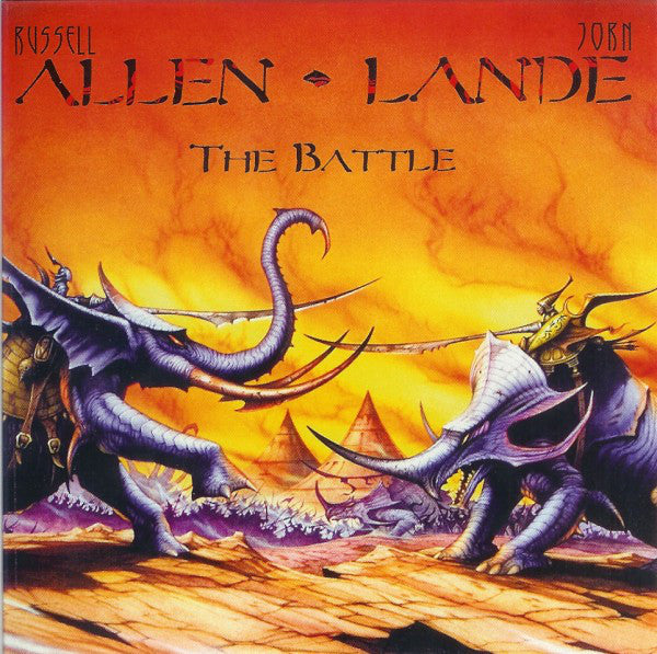 Allen - Lande : The Battle (CD, Album, Promo)