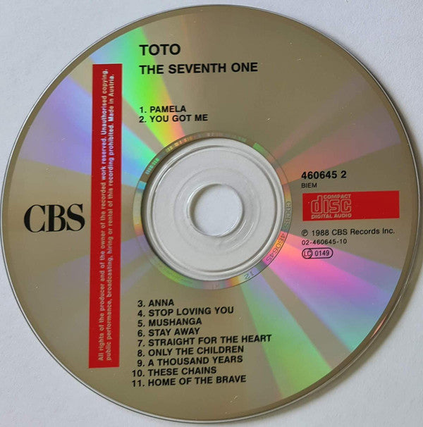 Toto : The Seventh One (CD, Album, RE)