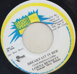 Lorna Bennett : Breakfast In Bed (7", Single, RP)
