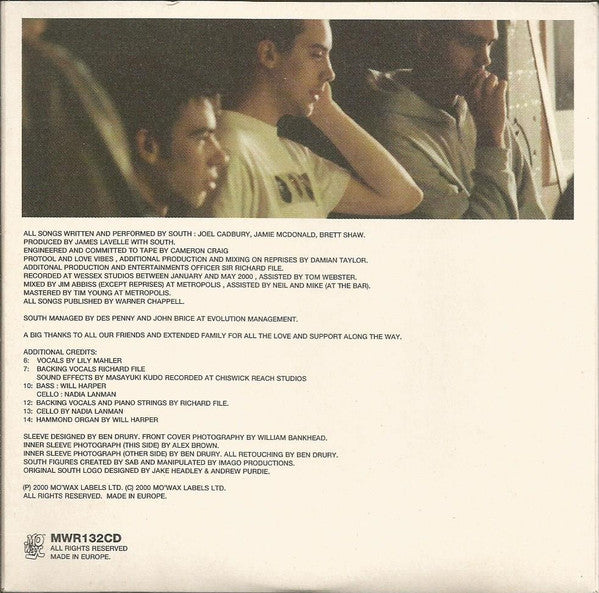 South : From Here On In (CD, Album, Car)
