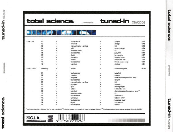 Total Science : Tuned-In (CD, Album, Comp + CD, Mixed)