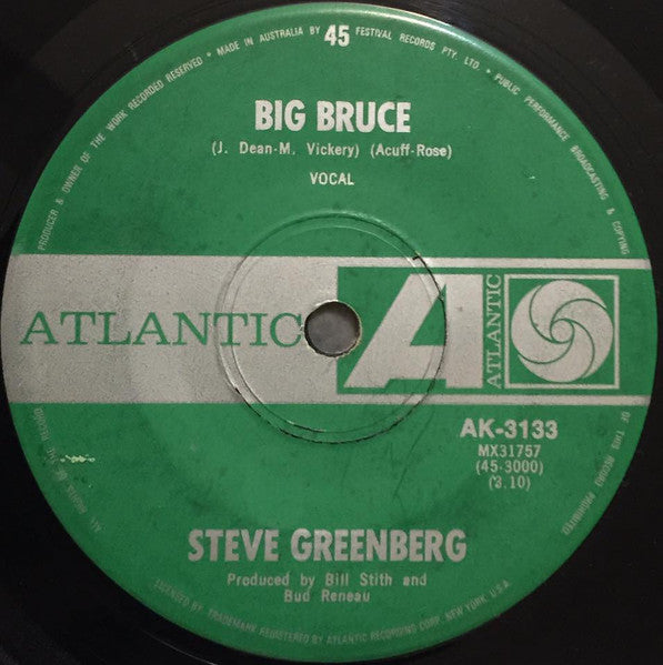 Steve Greenberg (2) : Big Bruce (7", Single)