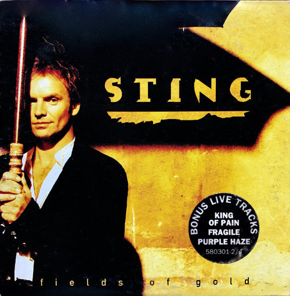 Sting : Fields Of Gold (CD, Single, Car)