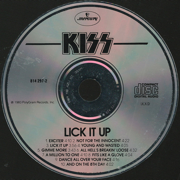 Kiss : Lick It Up (CD, Album, RE, RM, PDO)