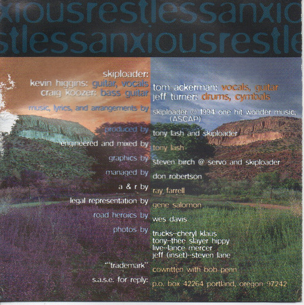 Skiploader : Anxious, Restless (CD, EP)