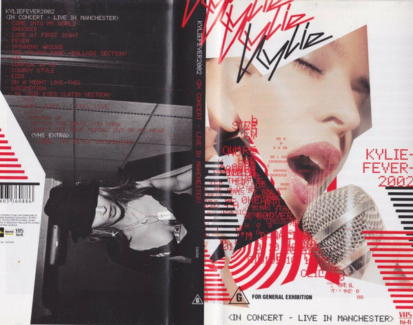 Kylie Minogue : KylieFever 2002:  In Concert - Live In Manchester (VHS, PAL)