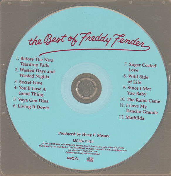 Freddy Fender (2) : The Best Of Freddy Fender (CD, Comp)