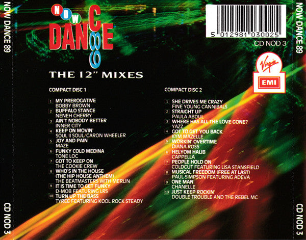 Various : Now Dance 89 - The 12" Mixes (2xCD, Comp)