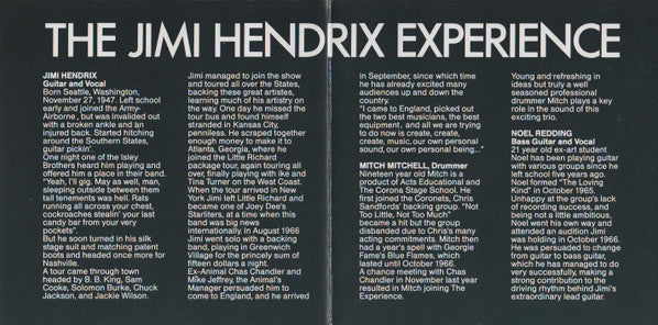 The Jimi Hendrix Experience : Are You Experienced (CD, Album, RE)