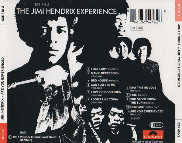 The Jimi Hendrix Experience : Are You Experienced (CD, Album, RE)