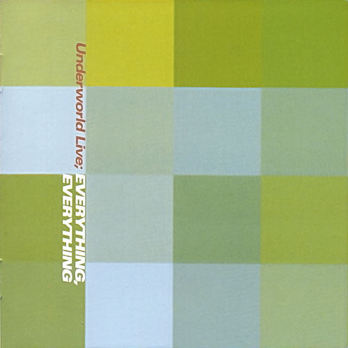 Underworld : Everything, Everything (Underworld Live) (CD, Album)