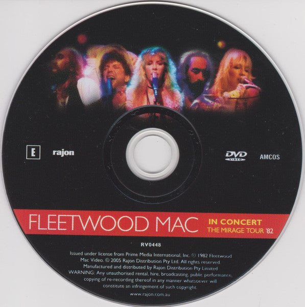 Fleetwood Mac : Fleetwood Mac In Concert– Mirage Tour '82 (DVD-V, PAL)