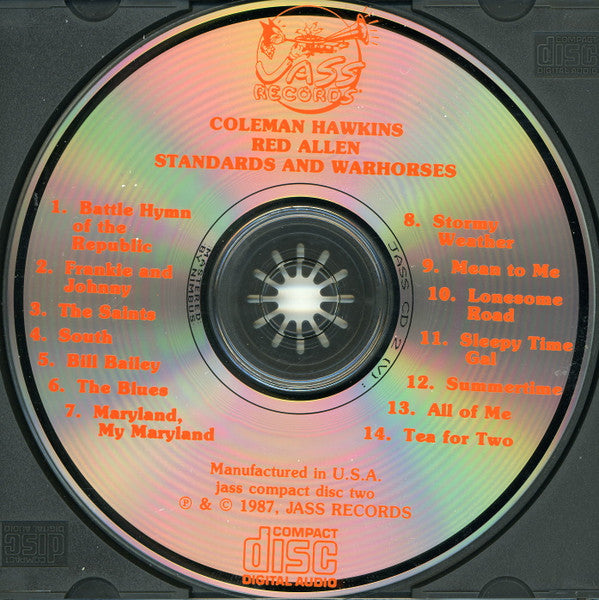 Coleman Hawkins and Red Allen* : Standards And Warhorses (CD)