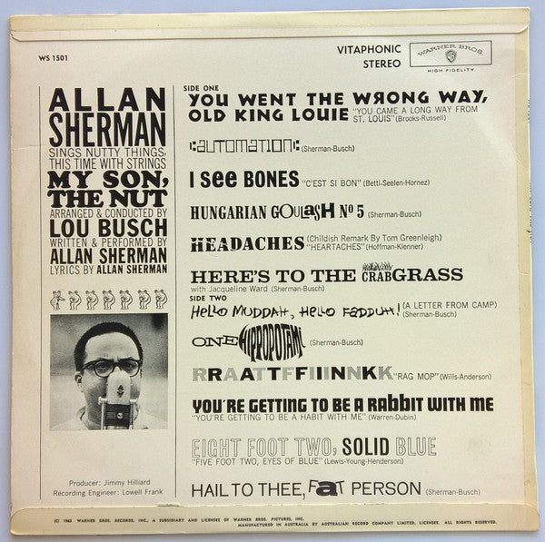 Allan Sherman : My Son, The Nut (LP, Vit)