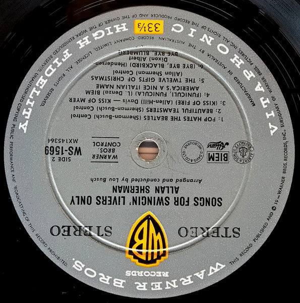 Allan Sherman : For Swingin' Livers Only! (LP, Album)