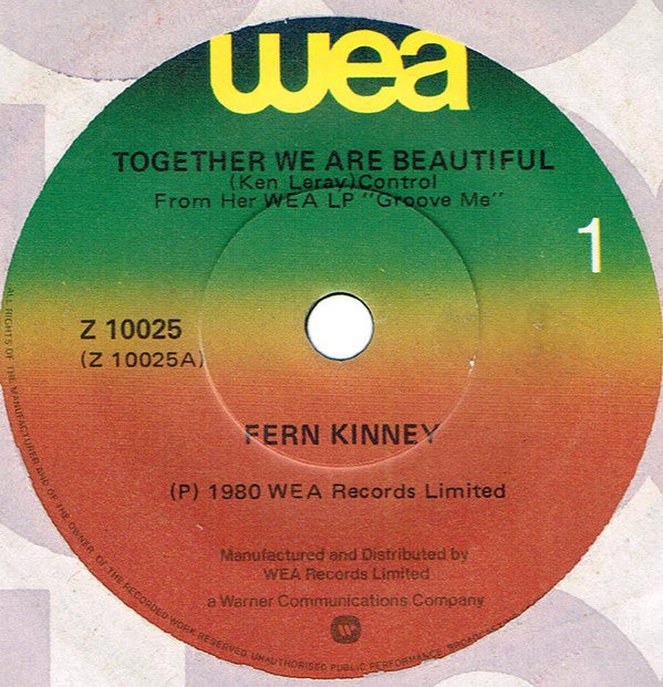 Fern Kinney : Together We Are Beautiful (7", Single)