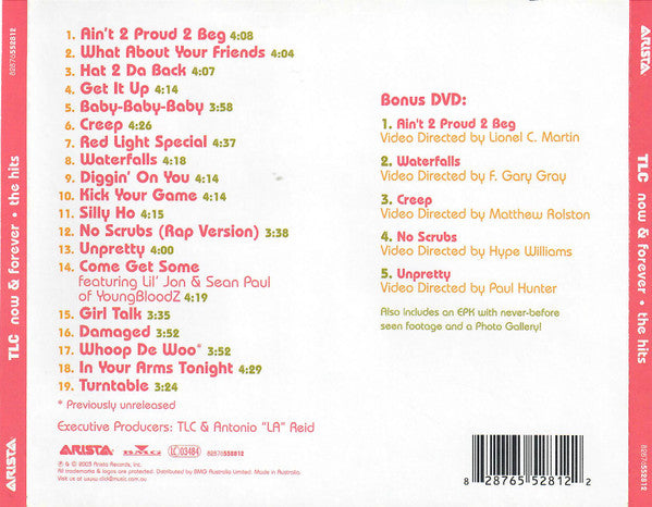 TLC : Now & Forever - The Hits (CD, Comp + DVD-V, NTSC + Ltd)